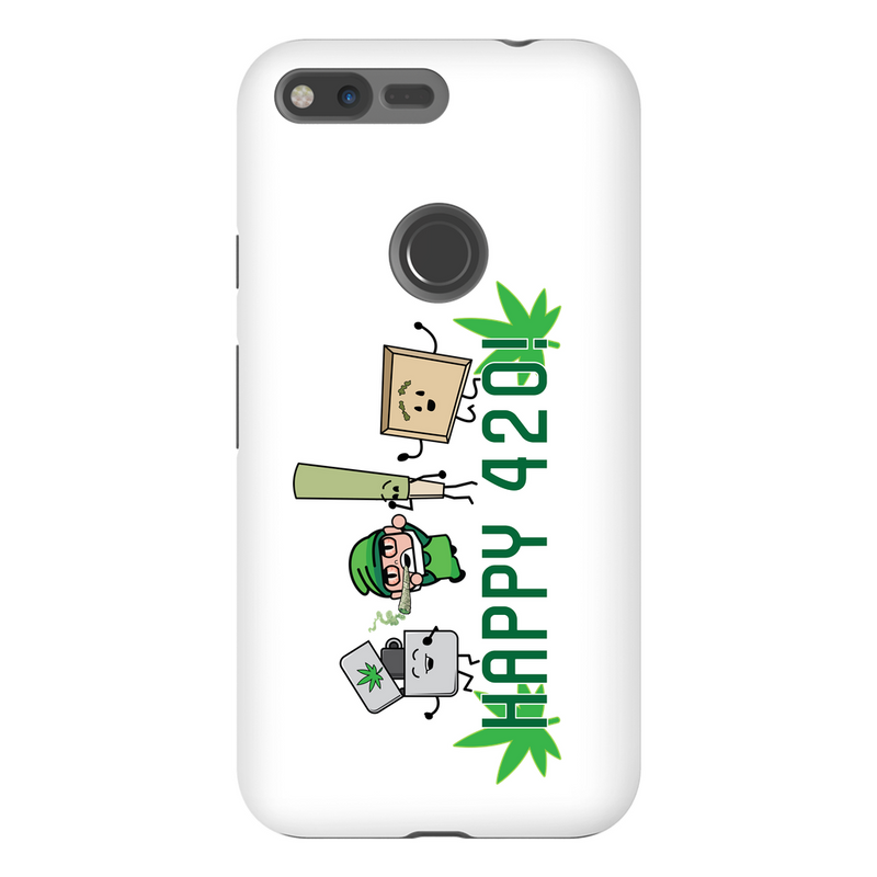 Baked Elf Happy 420 Google Pixel Phone Cases