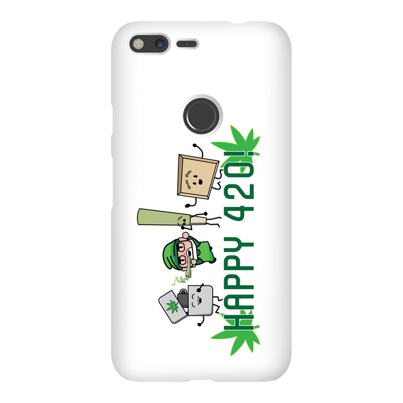 Baked Elf Happy 420 Google Pixel Phone Cases