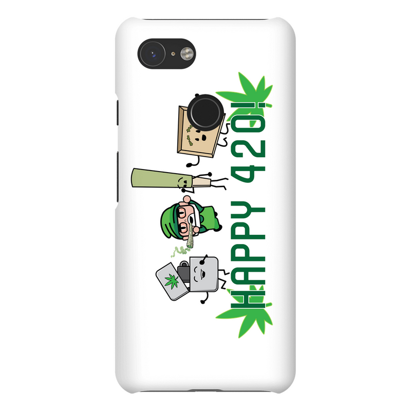 Baked Elf Happy 420 Google Pixel Phone Cases