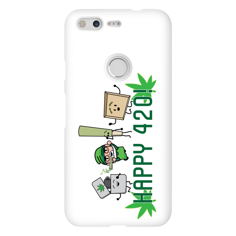 Baked Elf Happy 420 Google Pixel Phone Cases