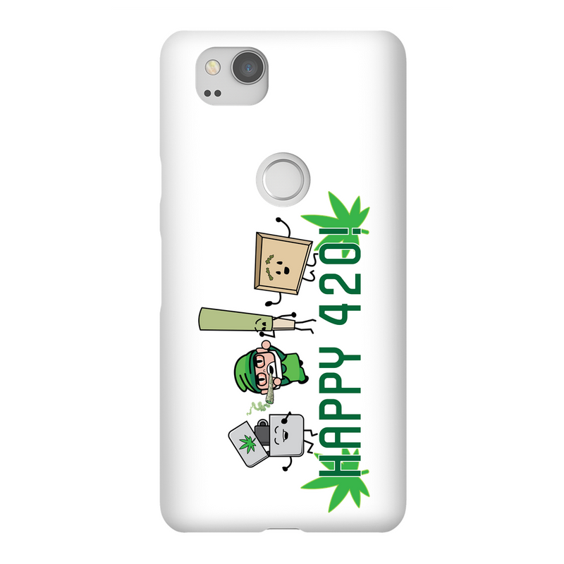 Baked Elf Happy 420 Google Pixel Phone Cases